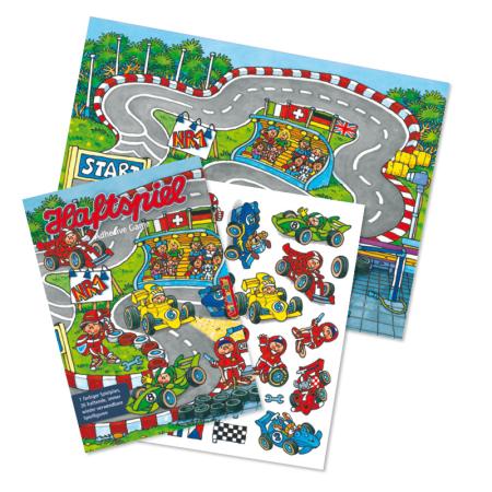 Haftspiel Rennautos A4